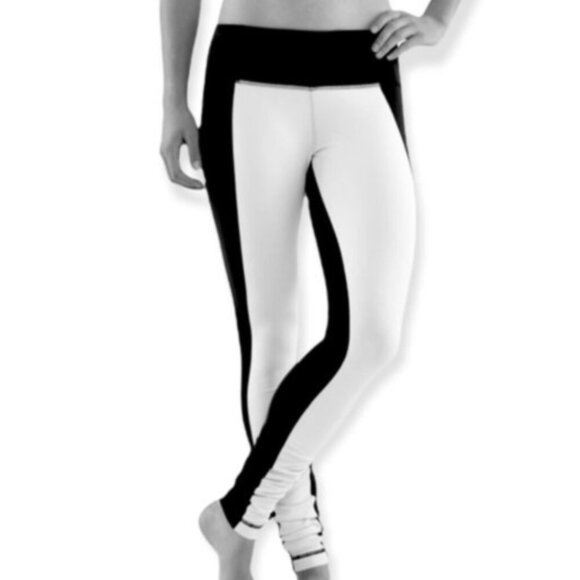 Lululemon Wunder Under Pant *Colour Blocked white size 8 - Picture 1 of 5